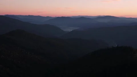 Forest mountains in fall Video stock 255103388