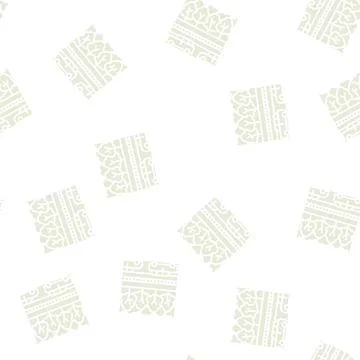 Forest park glyph seamless pattern Illustrazione stock
