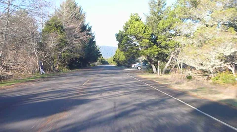 Forest Park Road Time Lapse Stock Footage 34259388