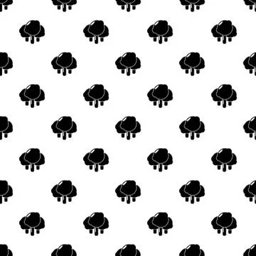 Forest pattern vector seamless Stock Illustration