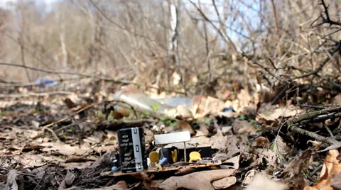 Forest pollution 5 Stock Footage 33847035