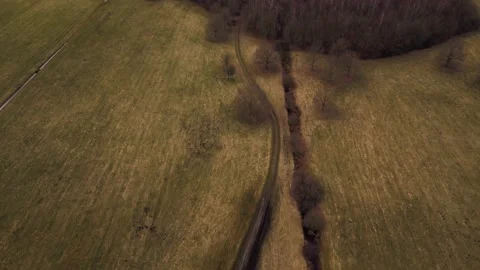 The forest pootage looks very beautiful from above Stock Footage 234682853