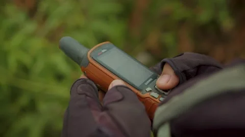 Forest Ranger GPS Stock Footage 211661762