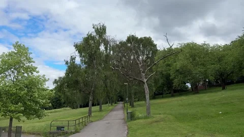 Forest Recreation Ground Nottingham England Urban Park Stock Footage 336845584