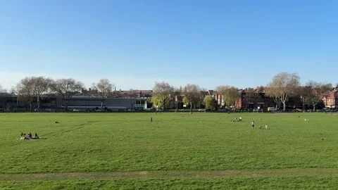 Forest Recreation Ground Nottingham – Historic Park in Forest Fields, England. Stock Footage 334181575