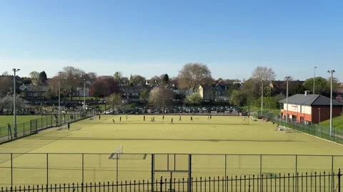 Forest Recreation Ground Nottingham – Historic Park in Forest Fields, England. Stock Footage 334181753