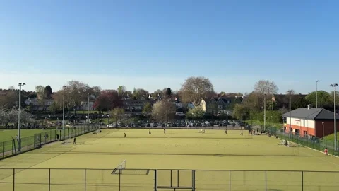 Forest Recreation Ground Nottingham – Historic Park in Forest Fields, England. Stock Footage 334181804