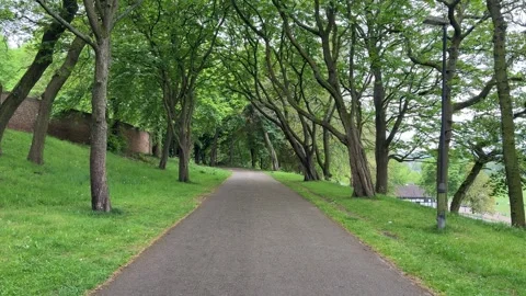 Forest Recreation Ground Nottingham Park Open Space UK. Stock Footage 334315413