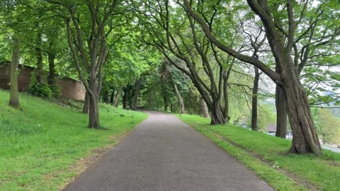 Forest Recreation Ground Nottingham Park Open Space UK. Stock Footage 334315432