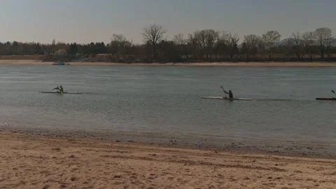 Forest river boating Stock-Footage 274035274