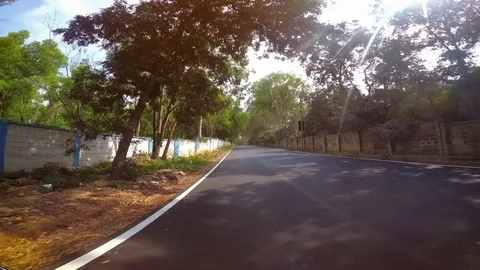 Forest roadA 1080 스톡 동영상 123401192