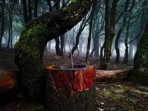 Forest of Sardinia Stock Photos