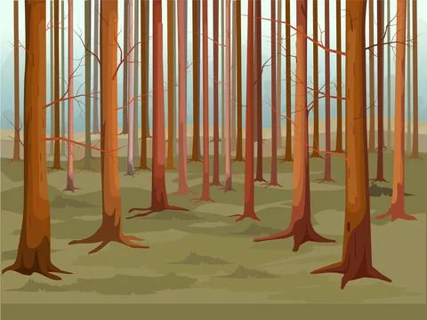 Forest tree Stock Illustration