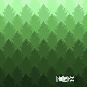 Forest tree plant background Vector illustration Stock Illustration