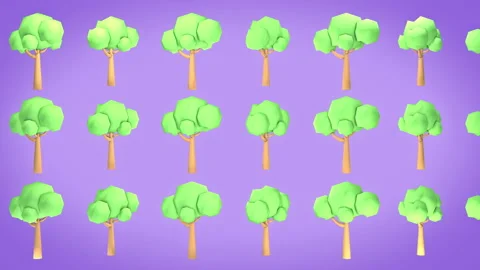 Forest Trees Create Peaceful Spring Atmosphere In Bright Ecology Background Video stock 220893395