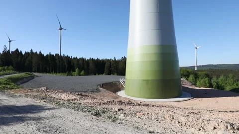 Forest Turbine Stock Footage 136858279