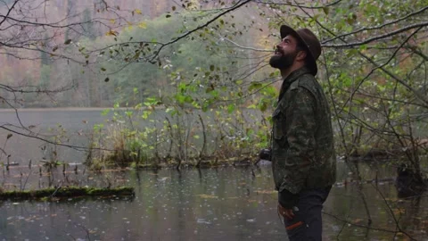 Forest walk Stock Footage 138121538