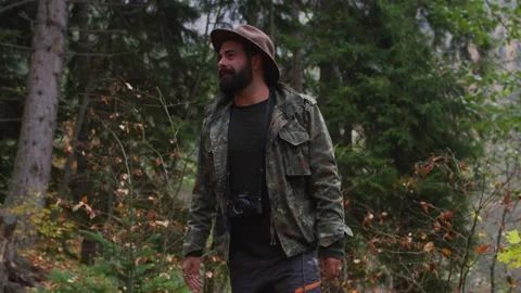 Forest walk Stock Footage 138121925