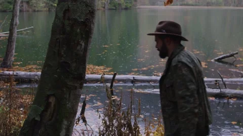 Forest walk Stock Footage 138122063