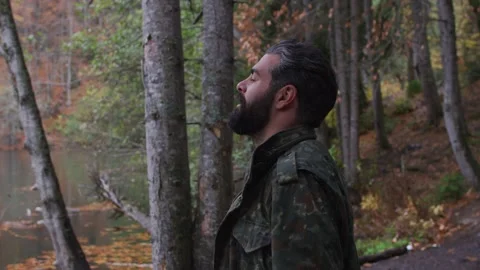 Forest walk Stock Footage 138132344