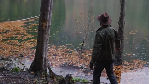 Forest walk Stock Footage 138132409