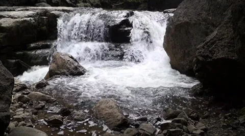 Forest waterfall Stock Footage 37811272