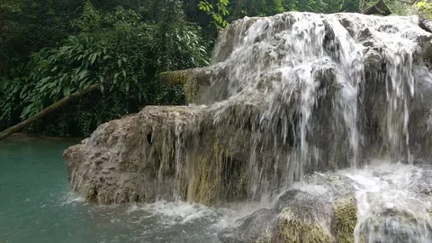 The forest waterfall Stock Footage 113861242