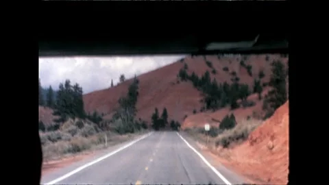 Forested Highway Stock Footage 276291789