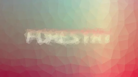 Forestry Appearing Techno Tessellation Looping Moving Polygons Stock Footage 109242716