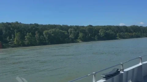 Forests on Banks of Danube Stock Footage 69272142