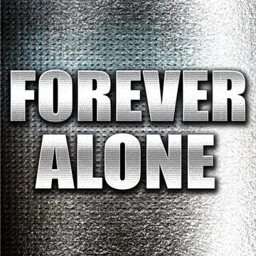 Forever alone Stock Illustration