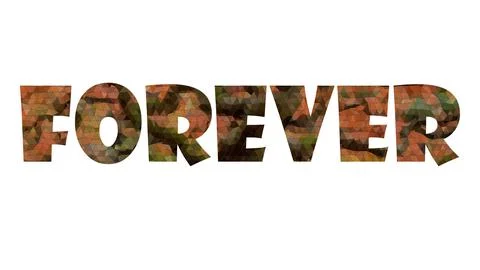 FOREVER Stock Illustration