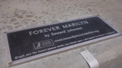 Forever Marilyn Statue Stock-Footage 297210914