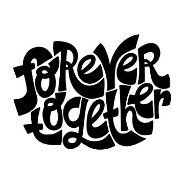 Forever together Stock Illustration