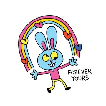 Forever yours Stock Illustration