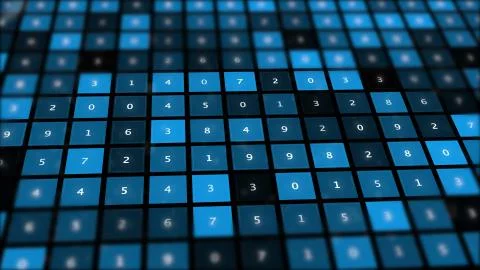 Forex like graphs and bar charts immersive interface. Stock Illustration