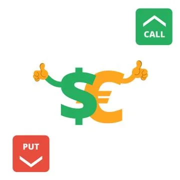 Forex illustration one of the set Stockillustratie