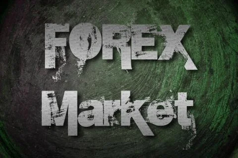 Forex market concept Stock Illustration