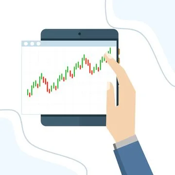 Forex or crypto currency trading or exchange concept. investment instruments. Stock Illustration