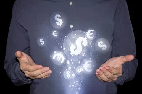 Forex trading concept Stock Photos