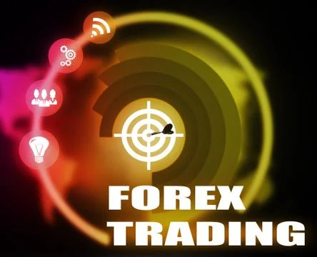 Forex Trading concept plan graphic background color Stock Illustration