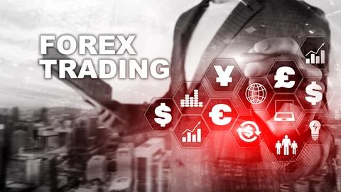Forex Trading. Graphic concept suitable for financial investment or Economi.. Stock Photos