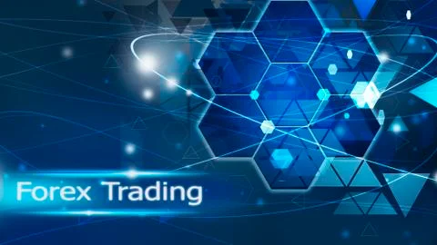 Forex Trading,Innovation Computer Data Technology,Business concept ideea Illustrazione stock