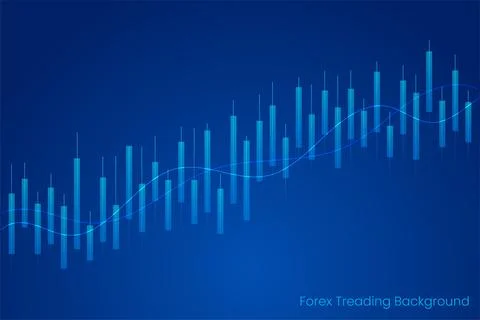 Forex treading vector background Stock-Illustration