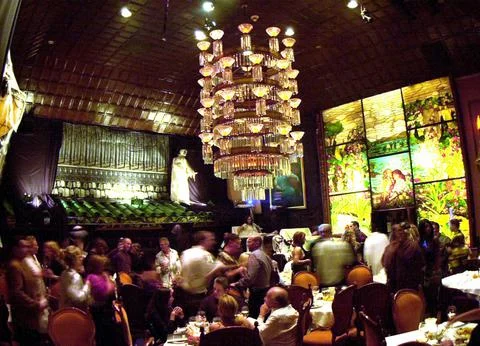 The Forge Restaurant One Of Miami Beach's Top Restaurants Where A Table Booked F Stock Photos