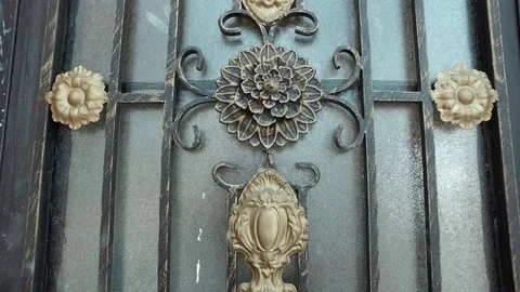 Forged door Stock Footage 78213630