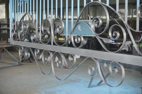 Forged gate design. 스톡 사진