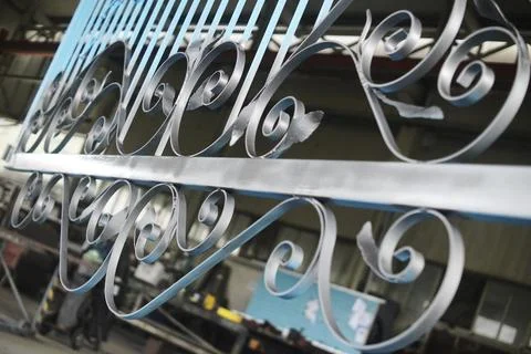 Forged gate design. 스톡 사진