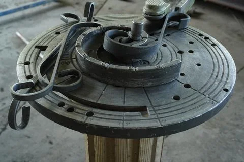 Forged gates created by a master. 스톡 사진