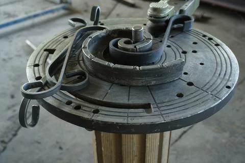 Forged gates created by a master. 스톡 사진